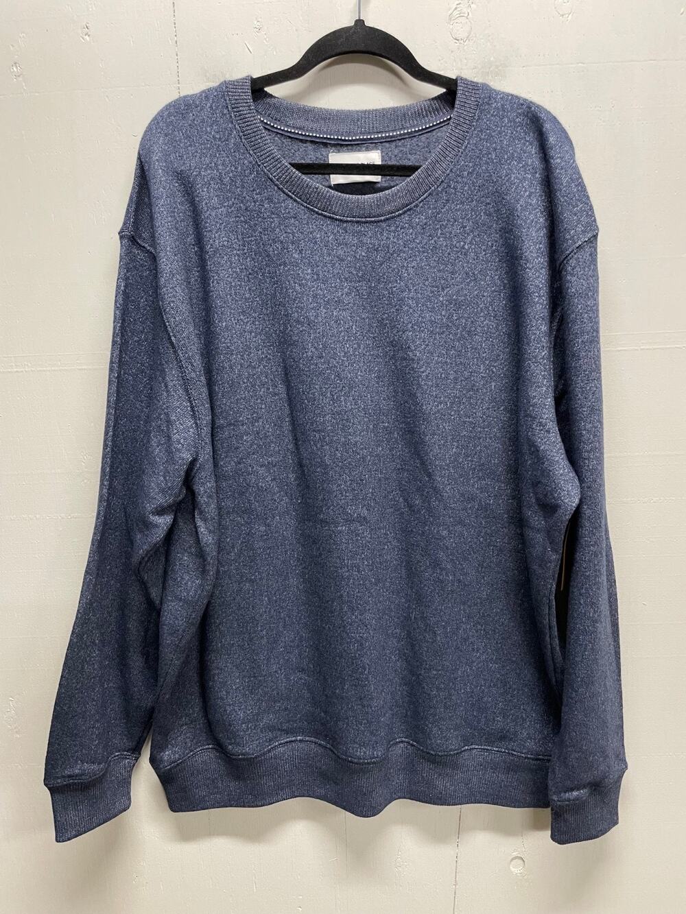 Melrose Place Men's Sweatshirt Size 2XL Heathered Blue New With Tags - Very Soft